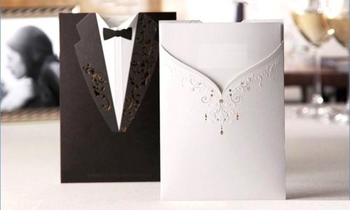 New Personalized Design Laser Cut Wedding Invitations Creative