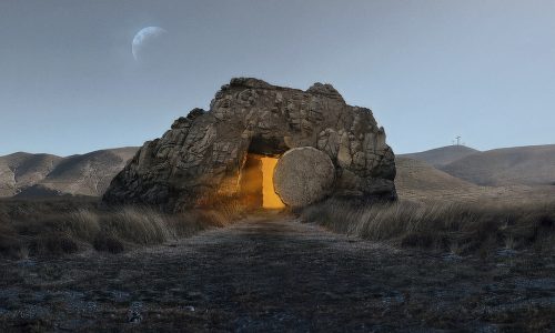 Manhã jesus-tomb-location-concept