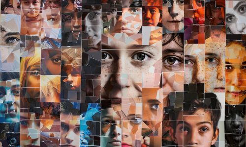A mosaic of faces from the global autistic community, emphasizing the beauty and diversity of neurodiversity, --ar 3:2 --style raw --stylize 50 --v 6